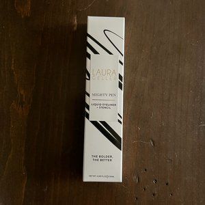 NIB Laura Gellar Might Pen Black Carbon liquid eyeliner and stencil